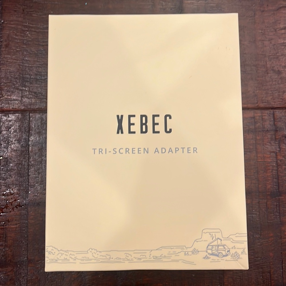 Brand new in box XEBEC Tri-Screen Adapter